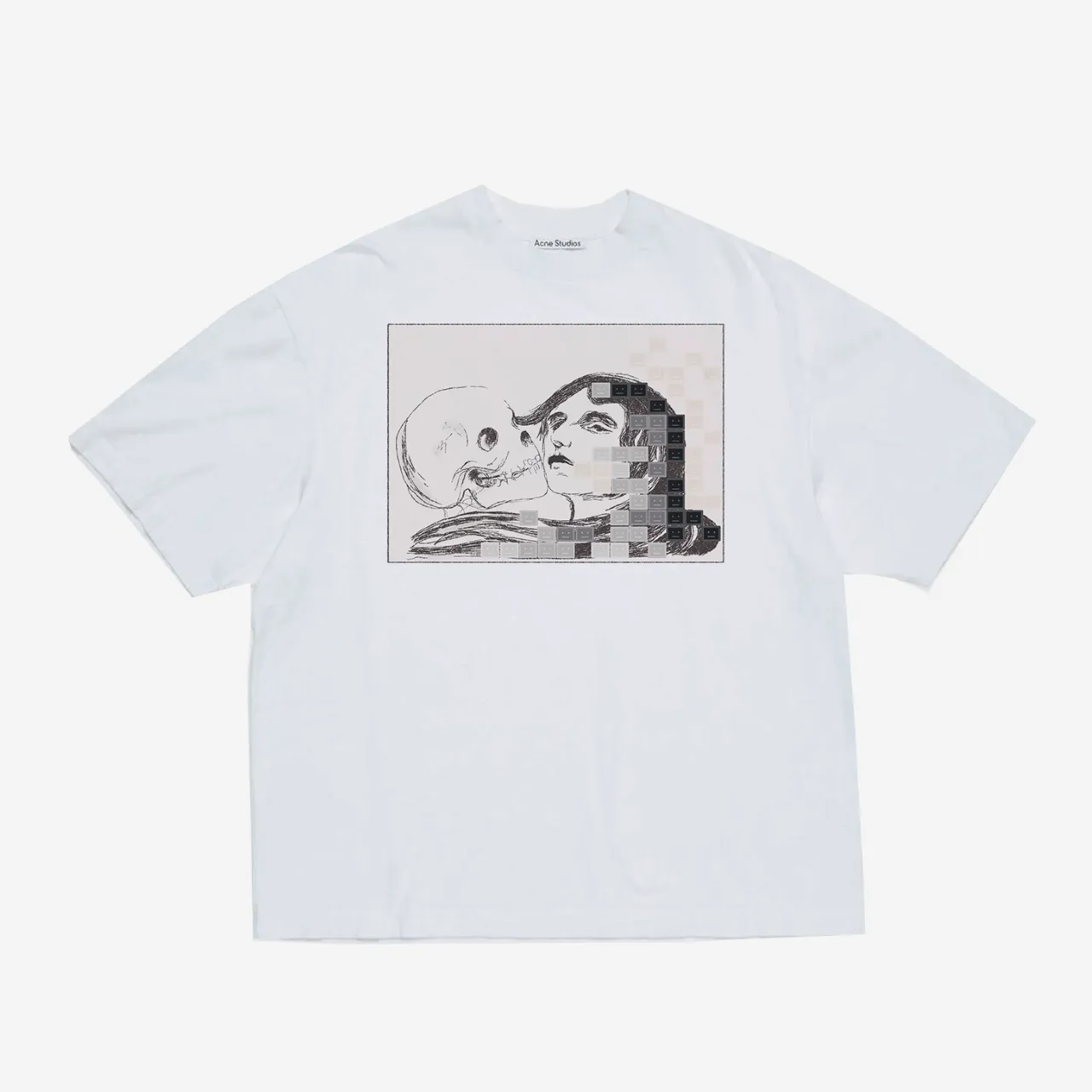 Acne Studios T G Breathable White Black Size XS S M L (39)